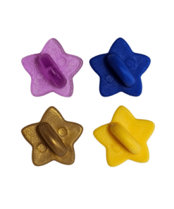 Rubber Pin Back Stars